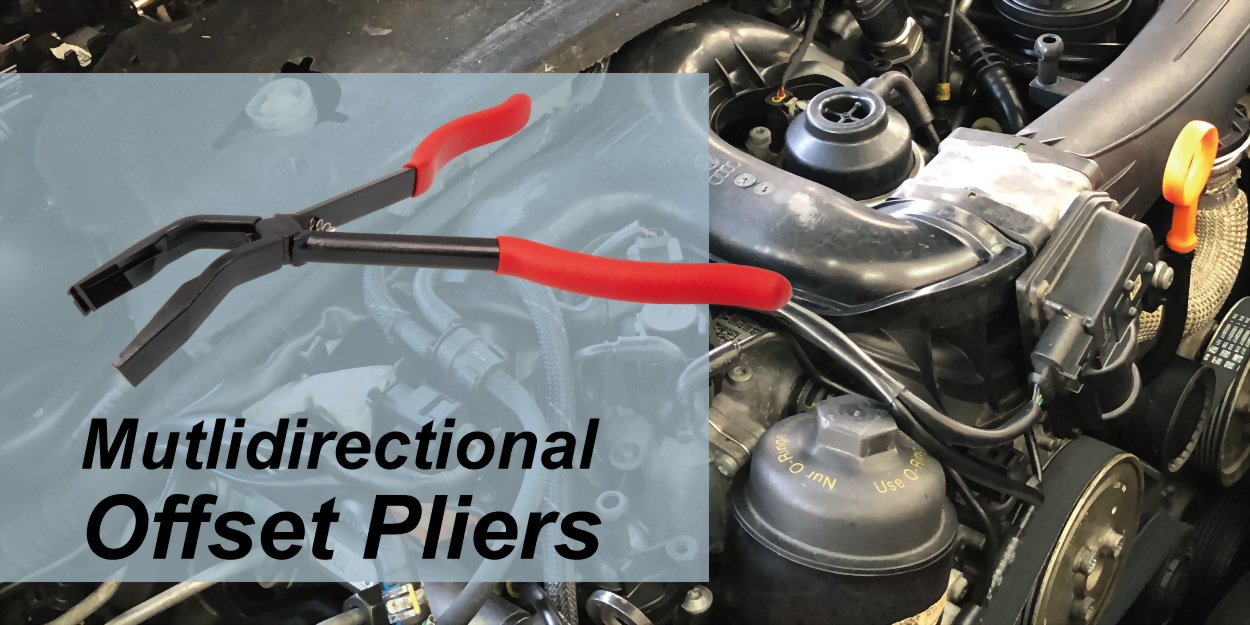 hose clamp pliers to work from different directions