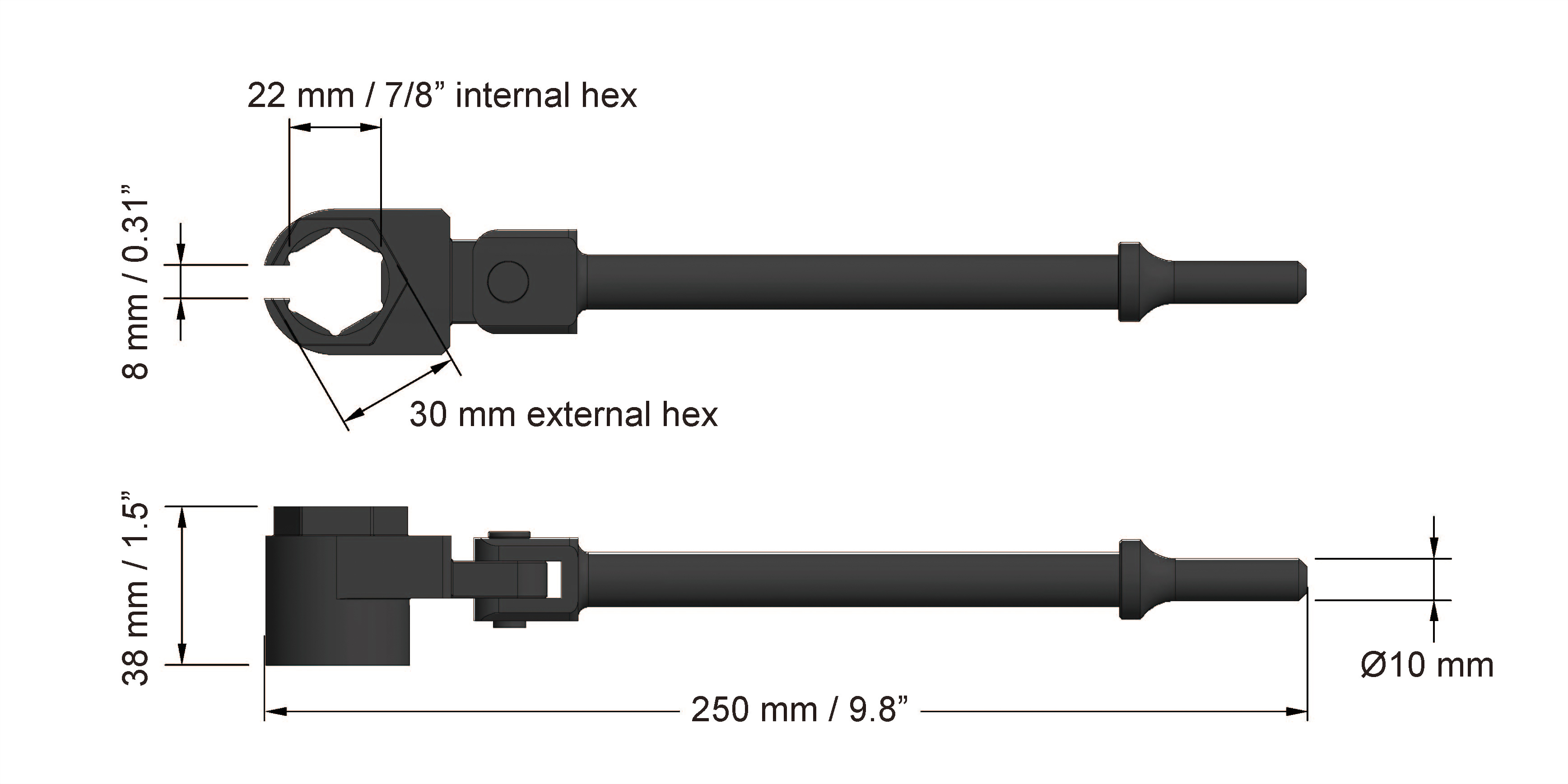 Air Hammer Powered O2 Sensor Removal Tool
