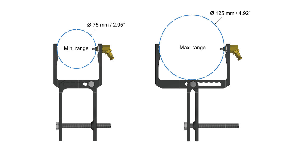Clamp-On Oil Pressure Tester for Mechanics Oil Pressure Test Clamp for Automotive Engines
