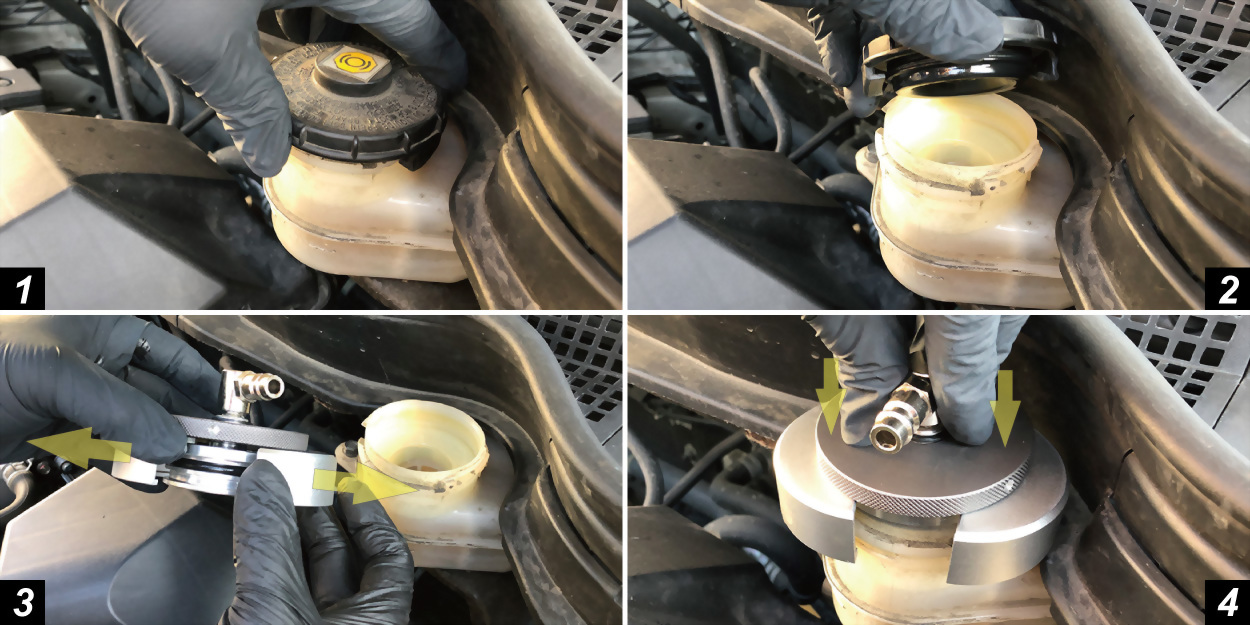 Honda 46662-S5A-003 46662-SLE-J01 brake bleeding pressurized adapter