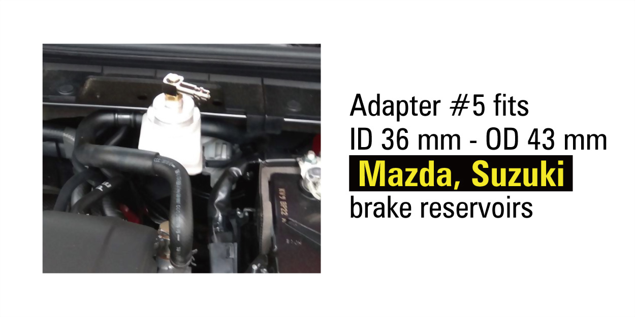 Mazda 1F2143990 CX-9 CX-5 Miata brake adapter