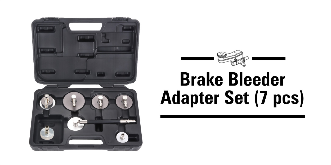 Master Cylinder Adapter Set Brake Fluid Bleeding Tool Brake Bleeder Adapter  Kit