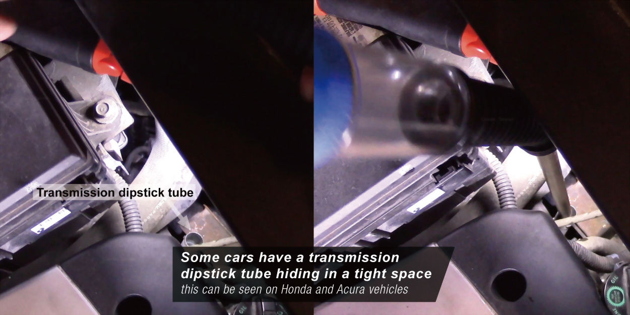 ATF refill funnel for Honda and Acura
