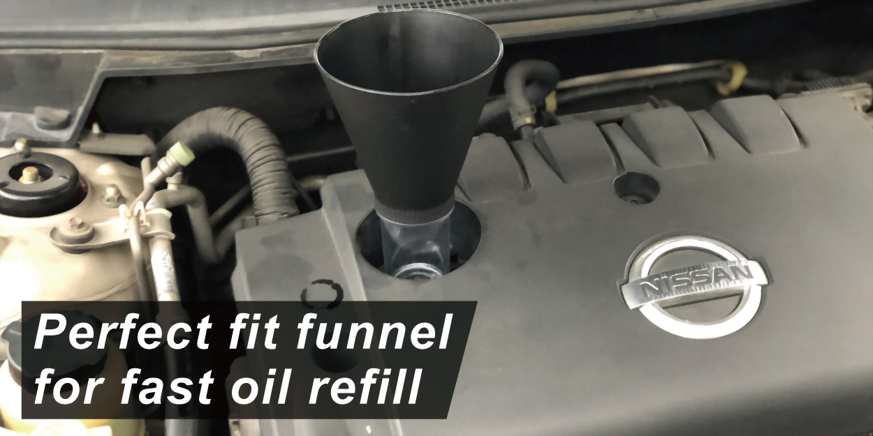 motor oil funnel for Renault Twingo, Clio, Laguna, Megane