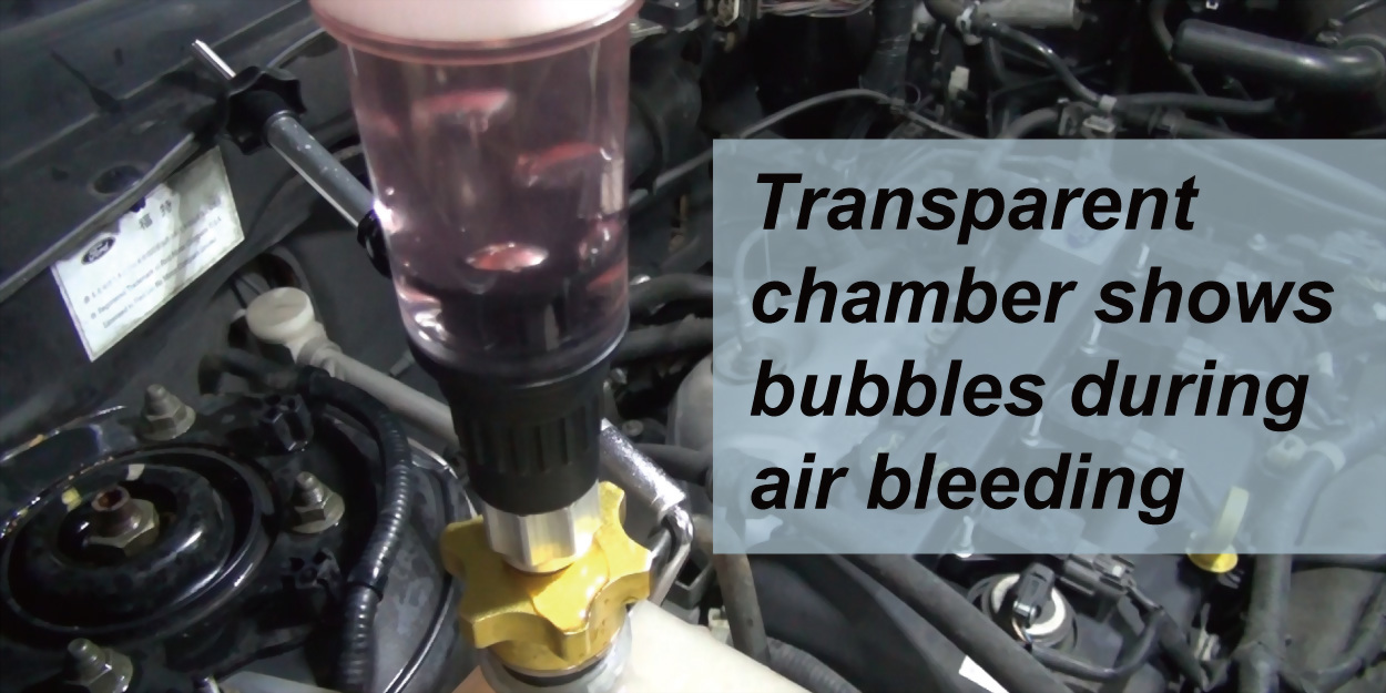 air bleeding removes air pockets in cooling system air bleeding removes air pockets in cooling system