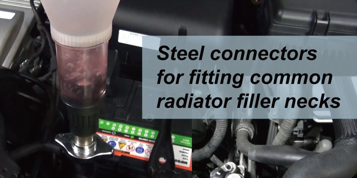 anti-spill coolant refilling and air bleeding anti-spill coolant refilling and air bleeding