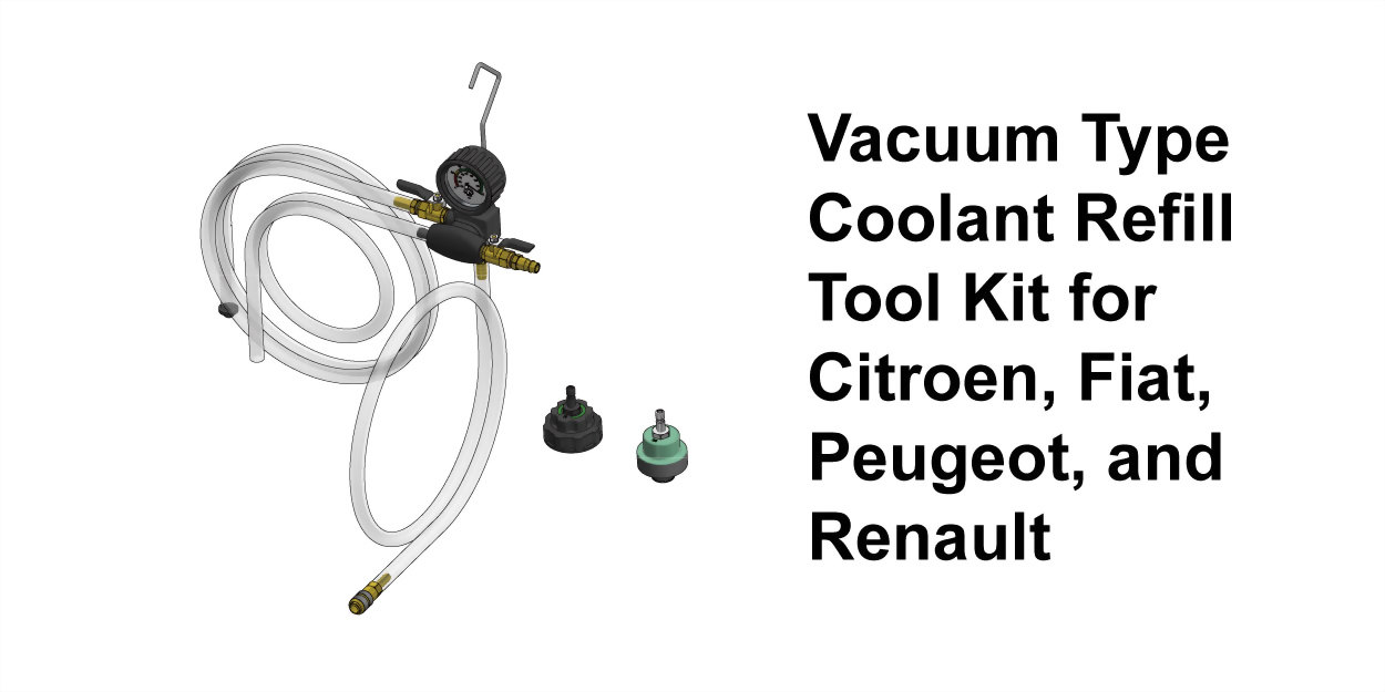 coolant refill on Citroen models peugeot fiat renault