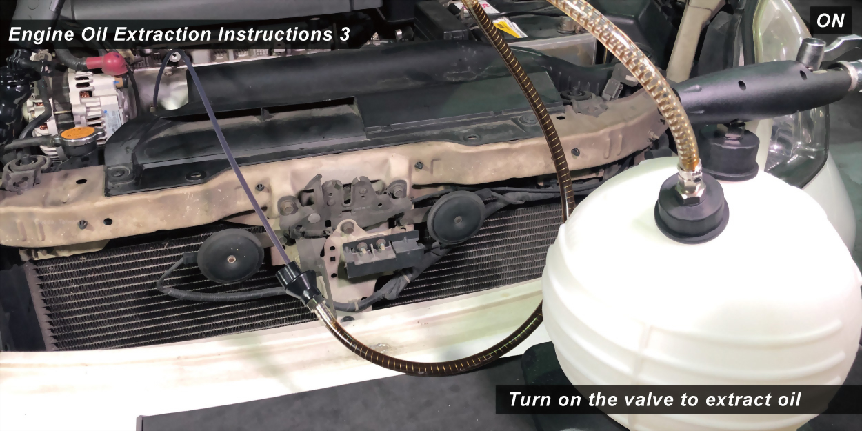 Fluid Extraction automotive engine oil