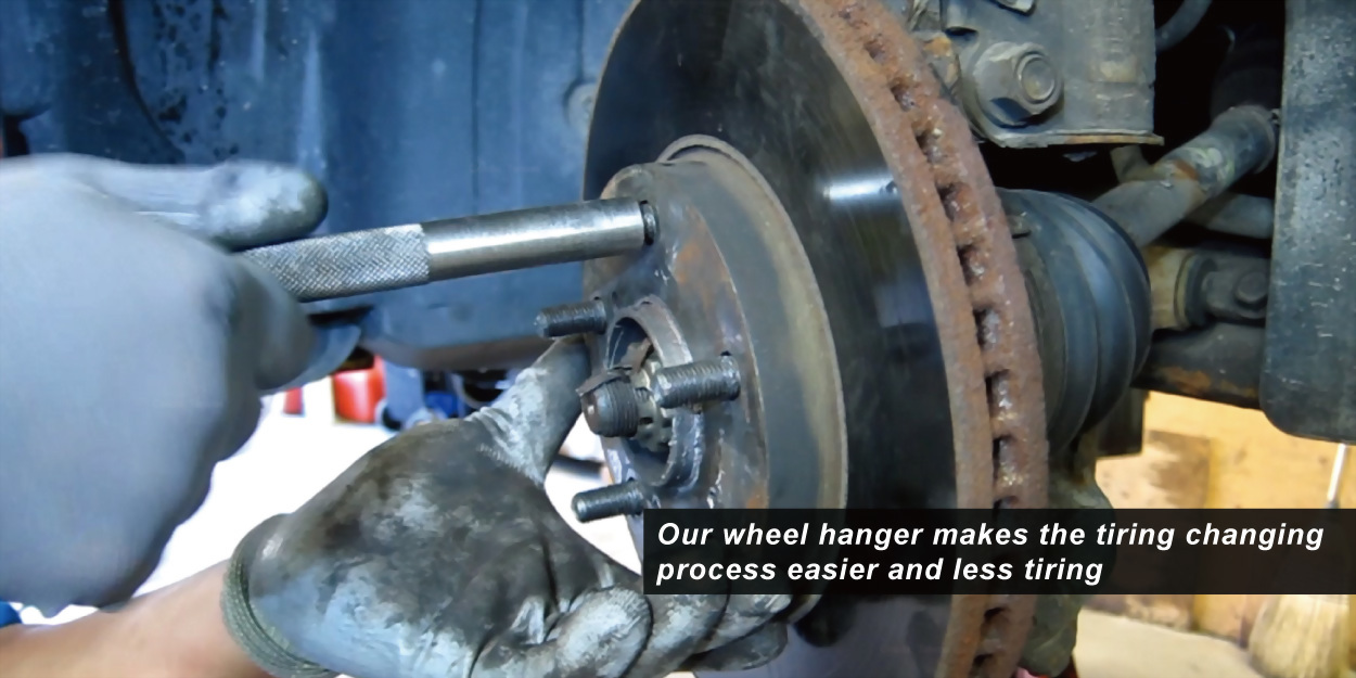 Wheel hanger tool for Ford Honda Hyundai Wheel Nuts