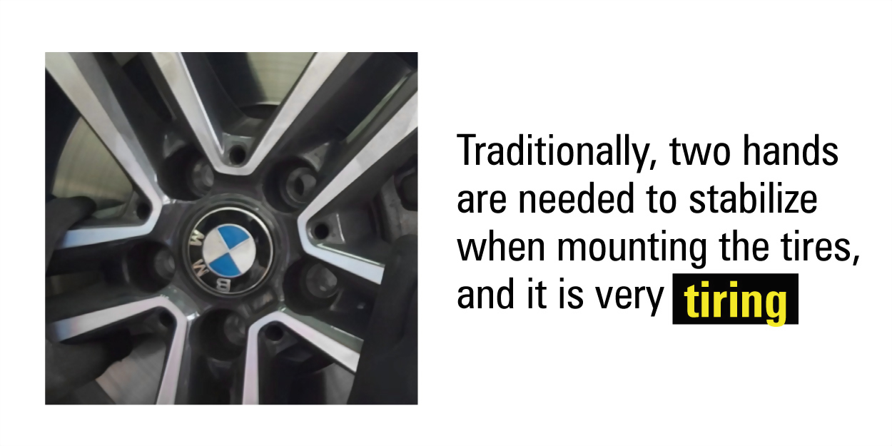 tire rotation tool for tire change