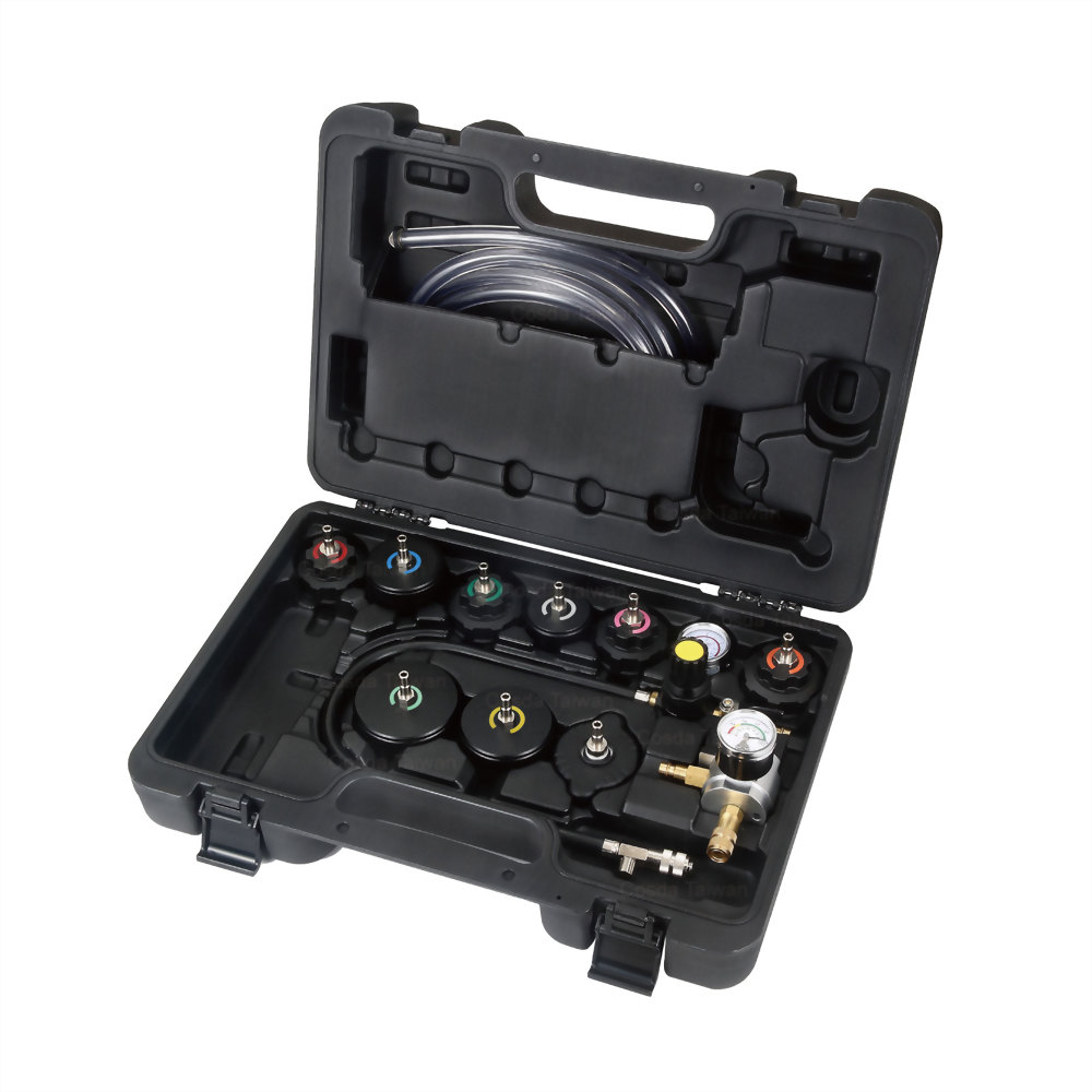 Commercial Vehicle Use Cooling System Vacuum Coolant Refill and Pressure Leak Tester Kit