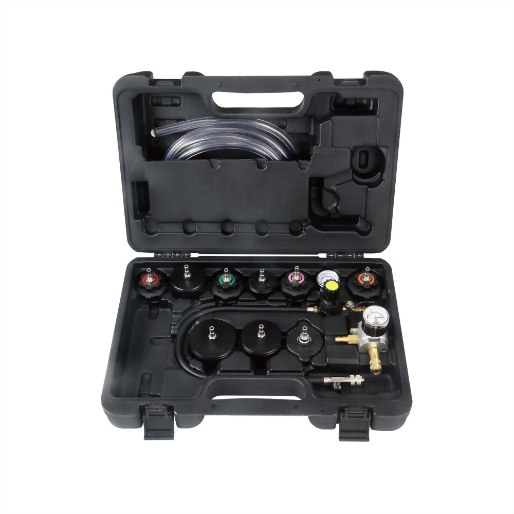 Commercial Vehicle Use Cooling System Vacuum Coolant Refill and Pressure Leak Tester Kit