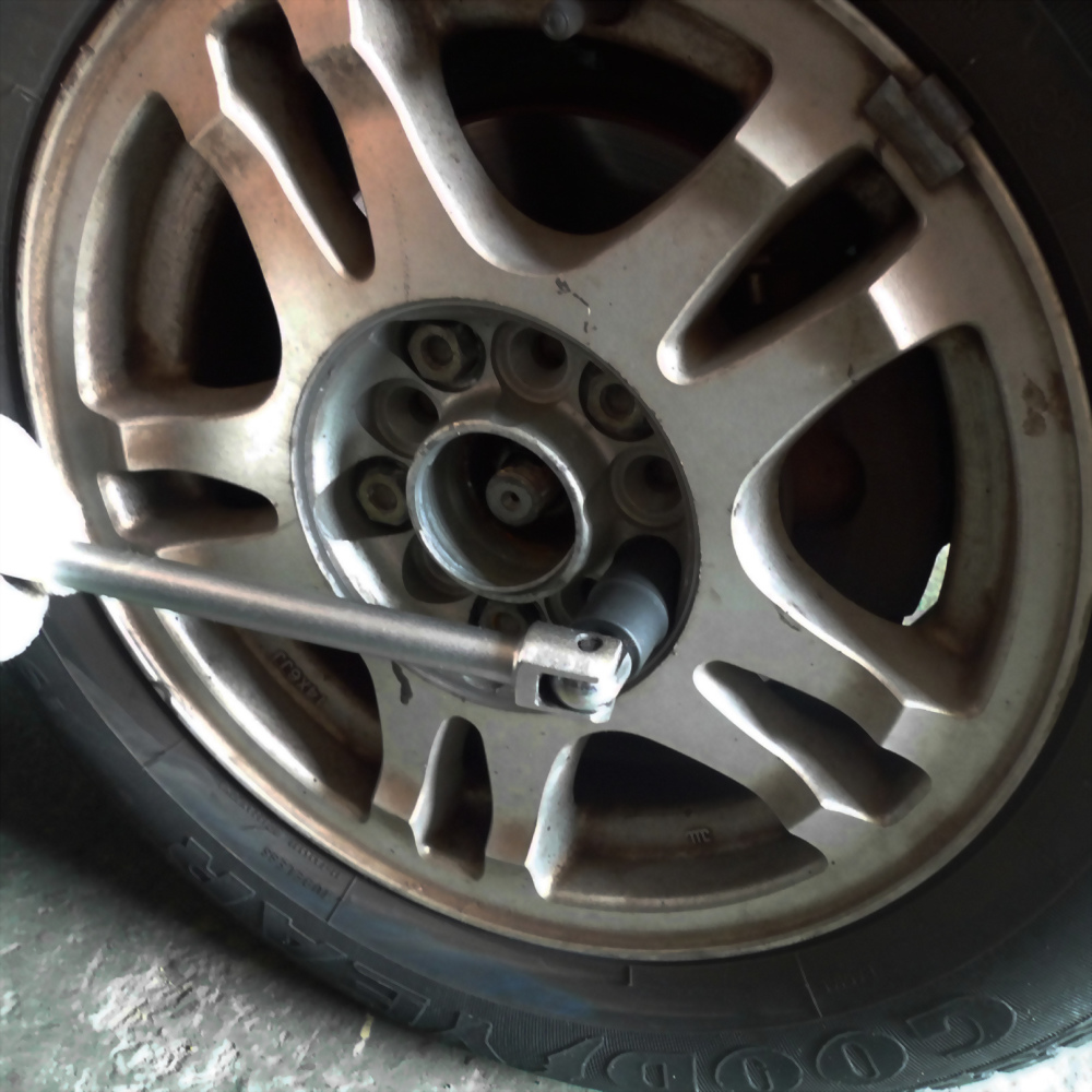 rusty lug nut removal socket