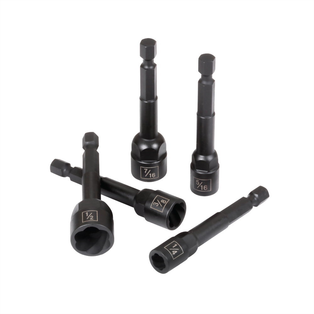 Power Nuts Driver Drill Bit Tools Set Standard sizes