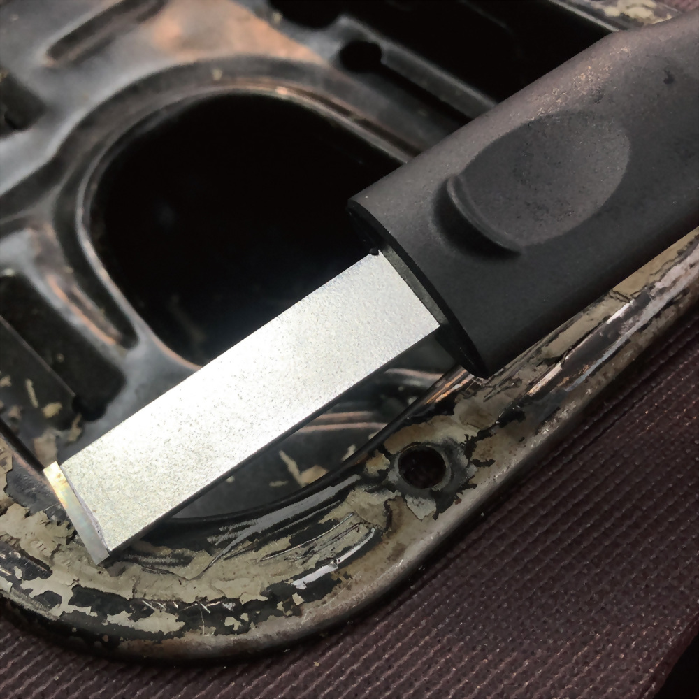 old residual silicone removal tool