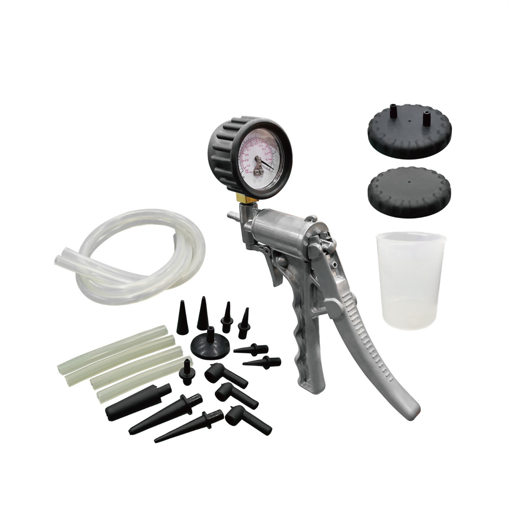 One Man Brake Bleeder & Vacuum Pump Test Kit, Useful Tool for Automotive Tune-Ups