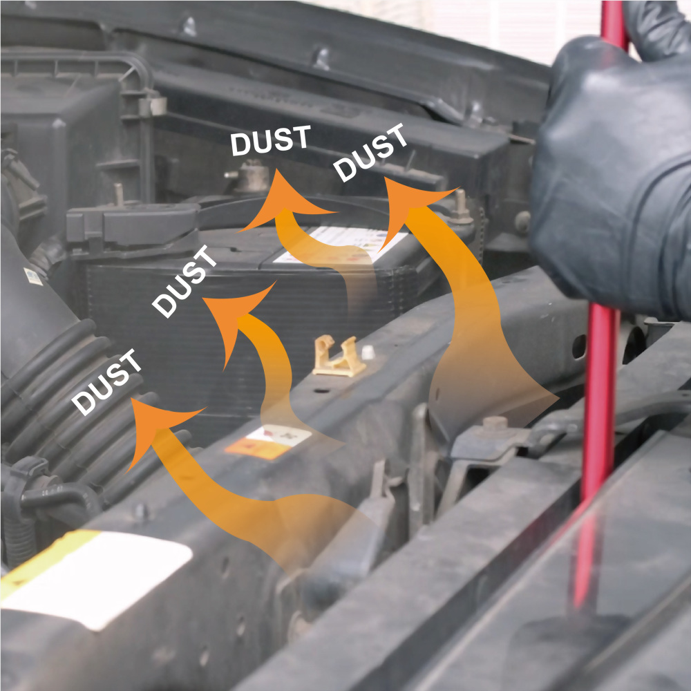 multi-port nozzle air cleaner