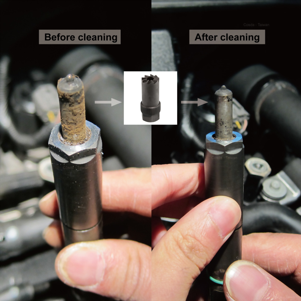 Injector carbon deposits cleaner