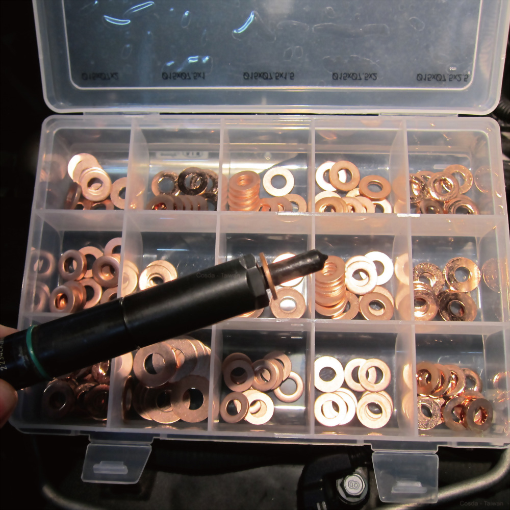 Copper Washer Gasket Sealing Ring Assortment Kit