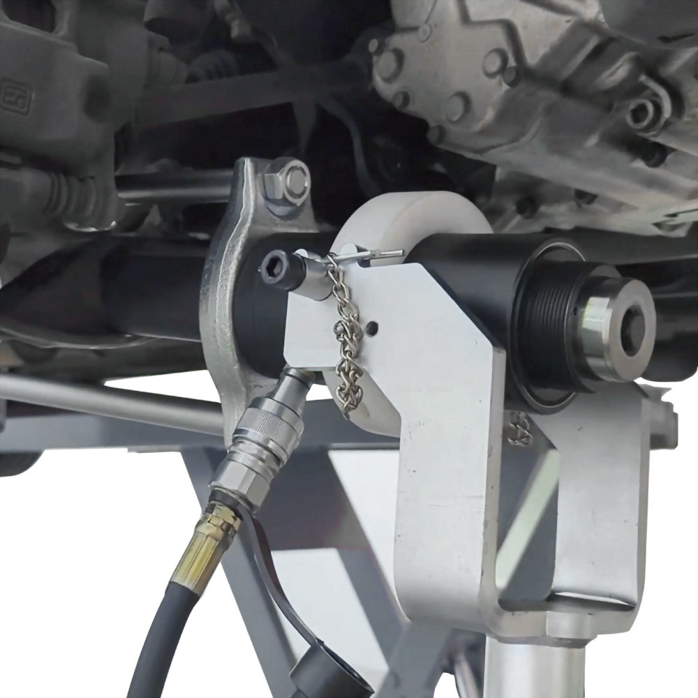 Mounting Device and Safety Belt Set for Hydraulic Cylinders