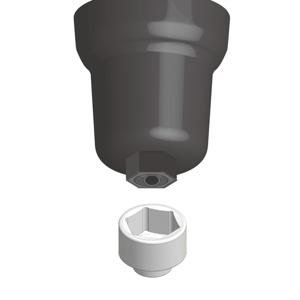 Oil Filter Socket 27mm Hex