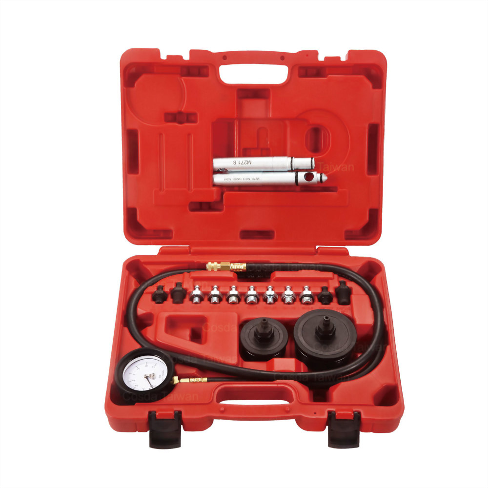 Oil Pressure Test Kit with Mercedes-Benz M271 & M274 Adapters (14 pcs)