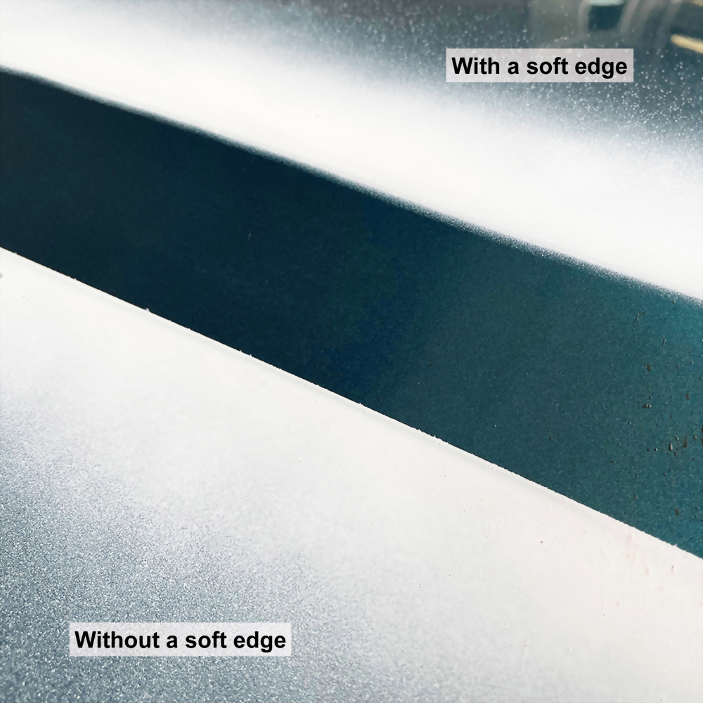 how to curve on automotive paint masking tape