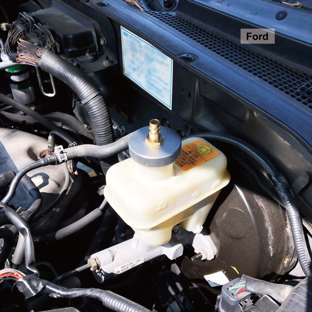 No vacuum pressure bleeder tool