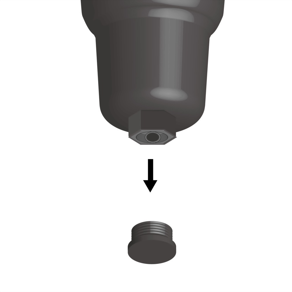Audi VW Oil Filter Housing Drain Tube