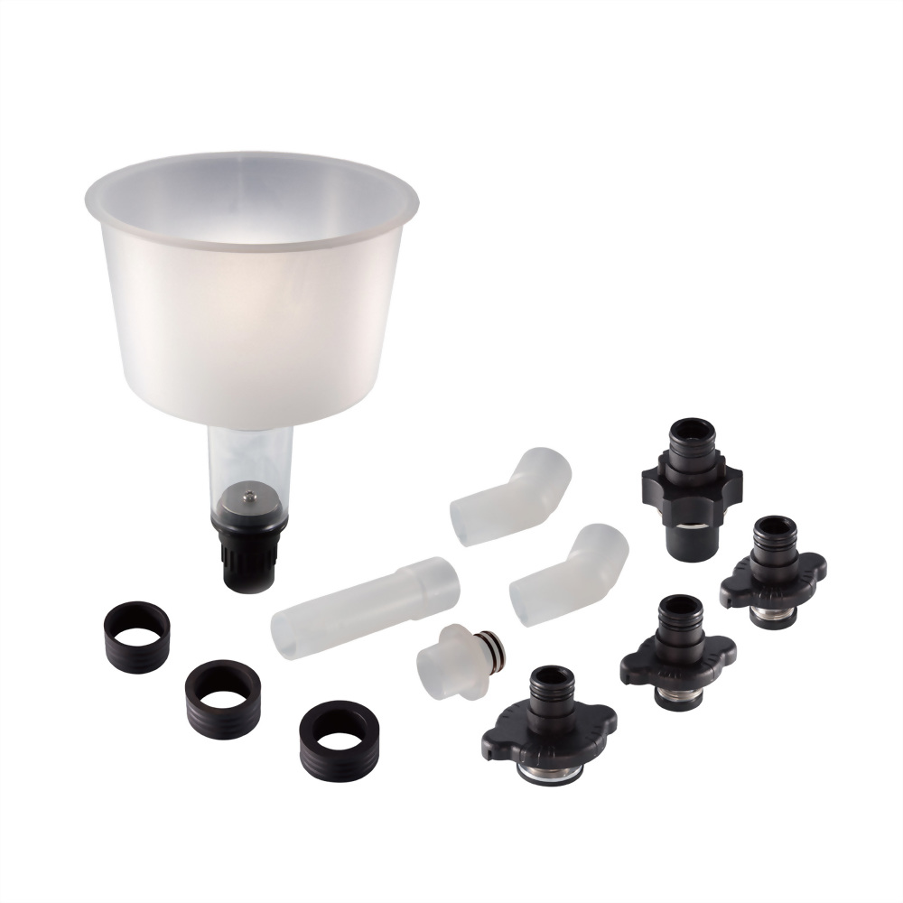 Coolant refill funnel extension