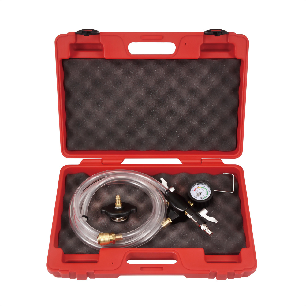 cooling system coolant exchange vacuum type refill tool