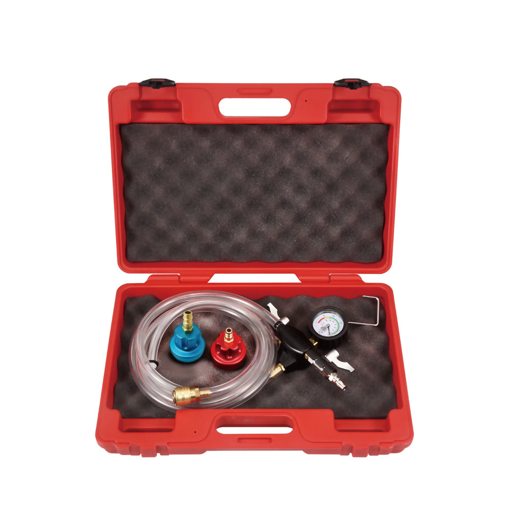 Cooling system coolant refill tool vacuum type Cooling system coolant refill tool vacuum type