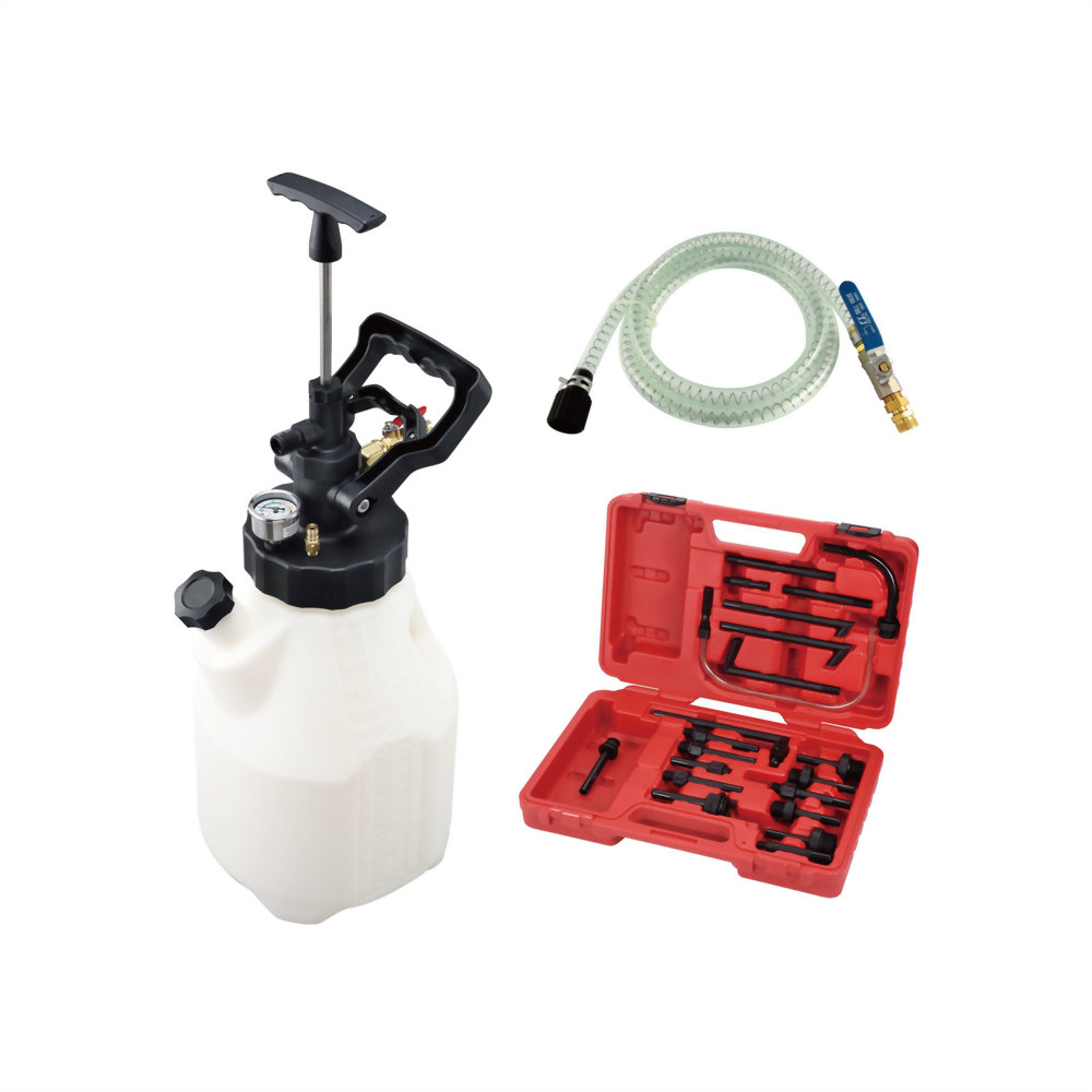 12.5L Pneumatic / Manual Fluid Refilling Tool Set with 21 Adapters