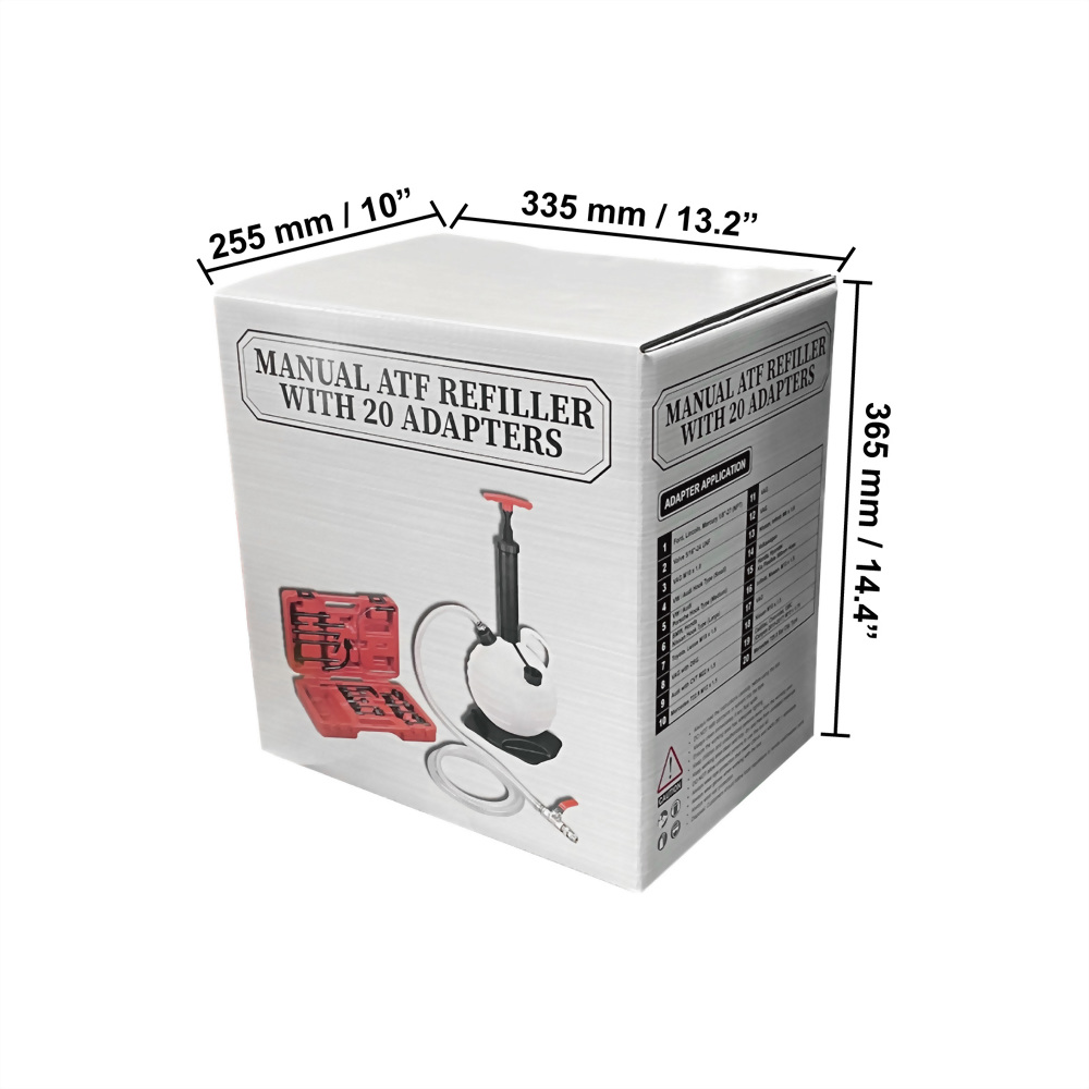 transmission fluid pressure fill tool dispenser extractor set