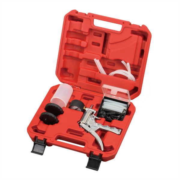Ram-Pro Brake Bleeder Kit Handheld Vacuum Pump Test Set Vacuum Pressure  Pump Leakage Tester for Automotive Adapters One-Man Brake and Clutch  Bleeding