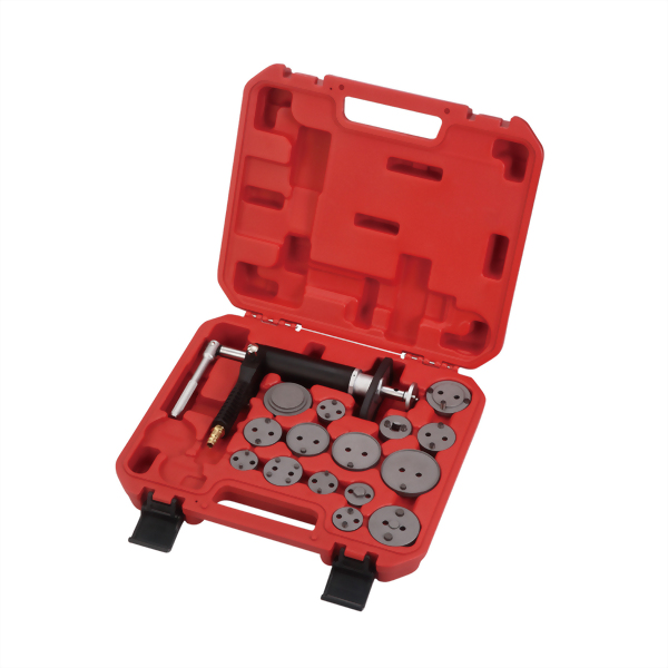 Air Powered Brake Caliper Piston Wind Back Tool Set (16 pcs)
