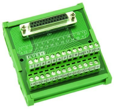 D-SUBコネクタ端子台変換ユニット