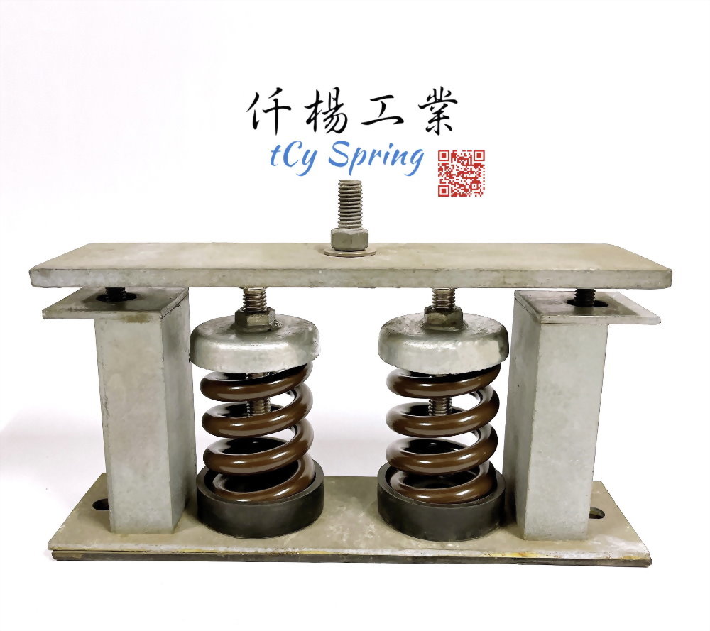 Height-limiting spring shock absorber RSM (Restrained Spring Isolators)