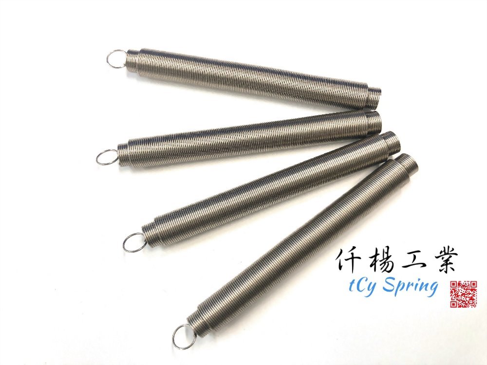 British Hook Tension Springs-Stainless Steel Tension Springs