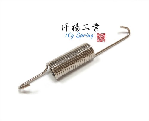 German Hook Springs-Nickel Plated Tension Springs