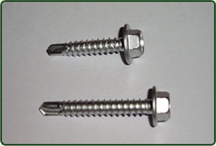 Bi-metal Screws IND HEX Washer Head BSD Thread, with Drill Point No2-2