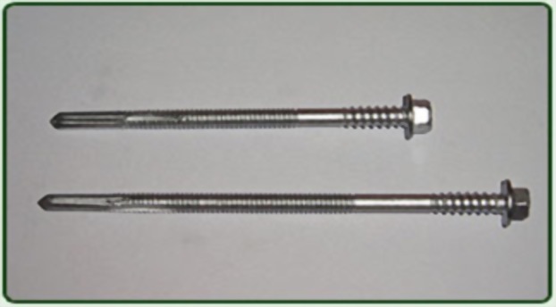 Bi-metal Screws IND HEX Washer Head High Thread with Drill Point No5-2