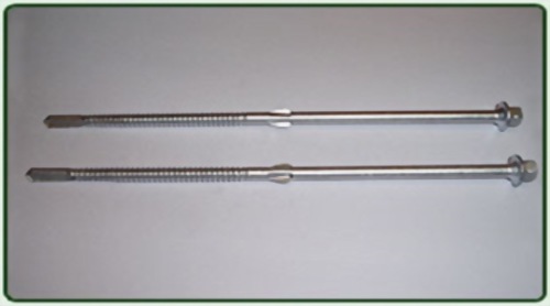 Bi-metal Screws IND HEX Washer Head BSD Thread With Double Wings on Shank and Drill Point No5-3