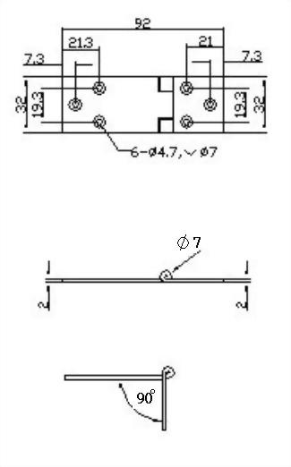 Black Antique Cabinet Hinges