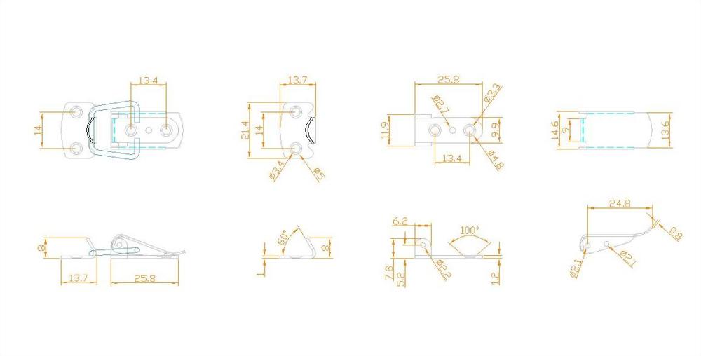 小型箱扣-夾扣-搭扣-扣件