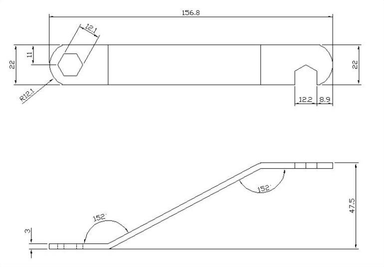 Double Ended Hex Spanner