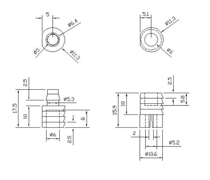 Plastic Shelf Supports