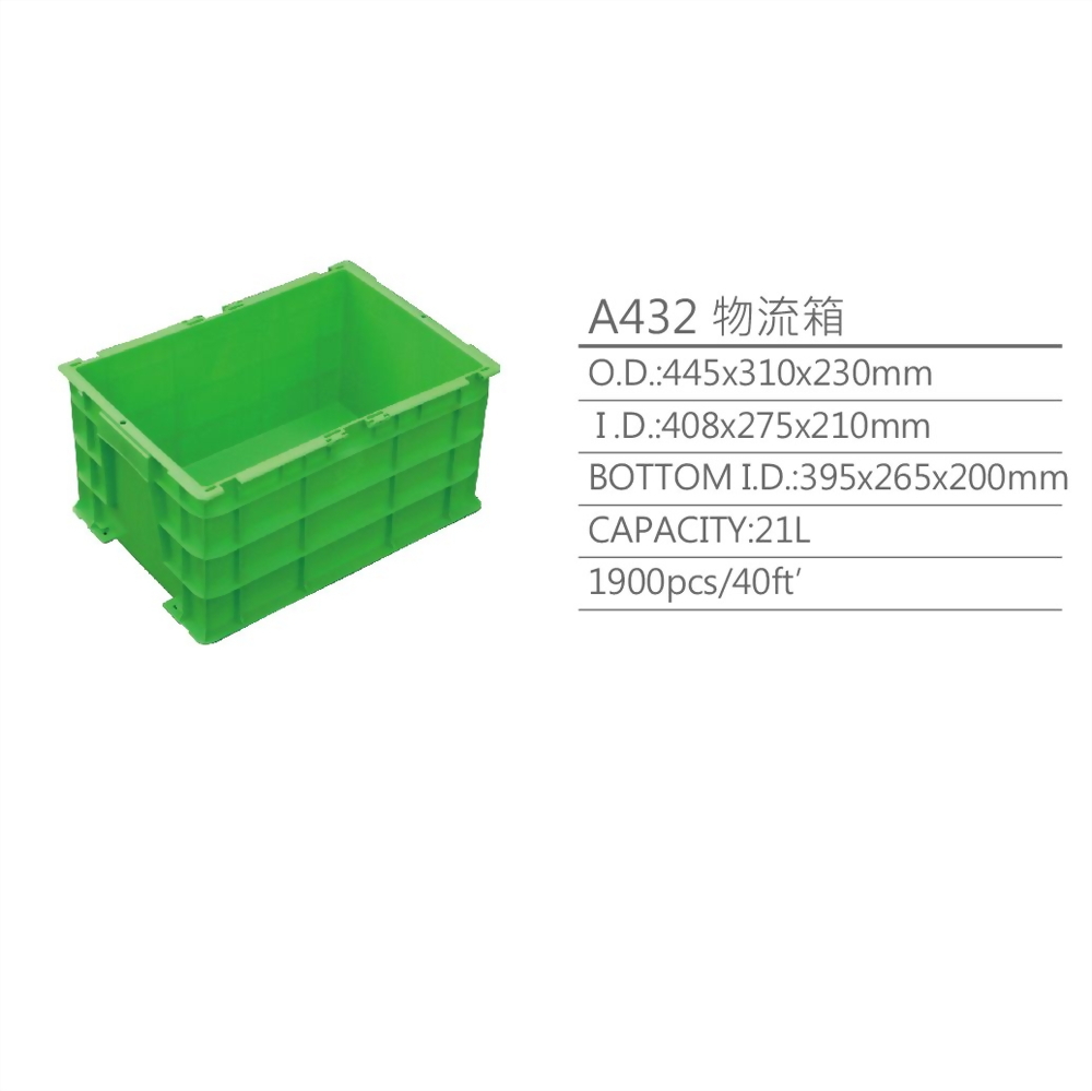 plastic crate, logistic box, storage box