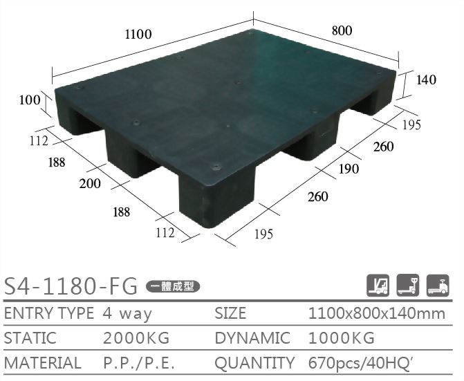 export pallet,recycled plastic pallet, one way pallet