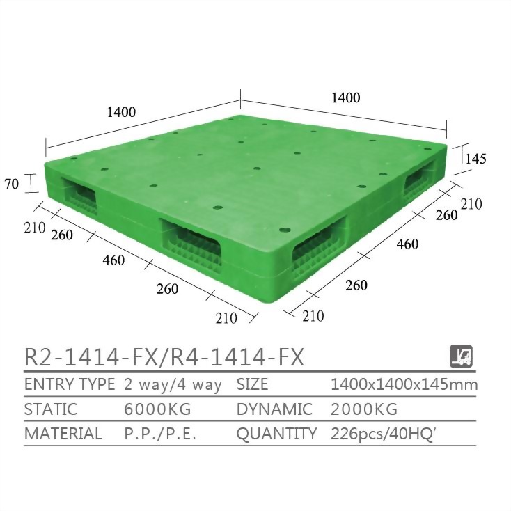 双面型栈板，R4-1414-FX